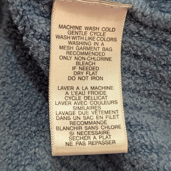 Exofficio Women's 1/4 Zip Cornflower Blue Pullover Super Warm Soft Sweater Sz XL - Picture 11 of 13